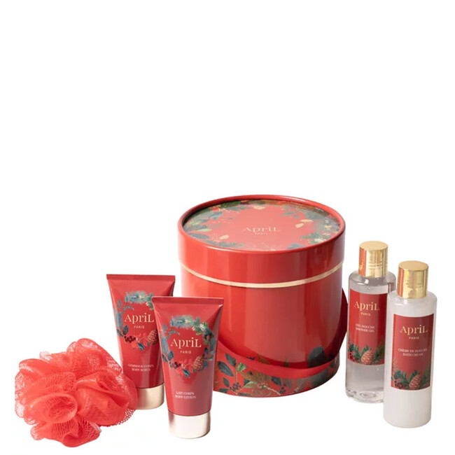 April Bath Set kazeta, SG 150 ml + krém do kúpeľa 150 ml +