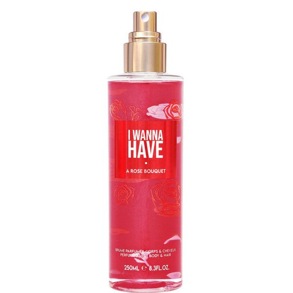 I Wanna Have I Wanna Have telový sprej 250 ml, Rose Bouquet